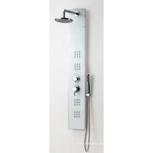 High Quality Stainless Steel White Glass Shower Panel (JNG8089)